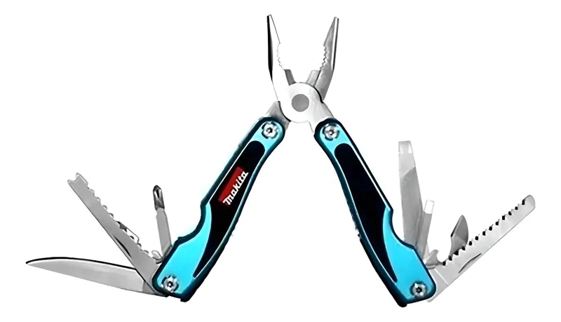 PINZA MULTI HERRAMIENTA 10 EN 1 TURQUESA - 2