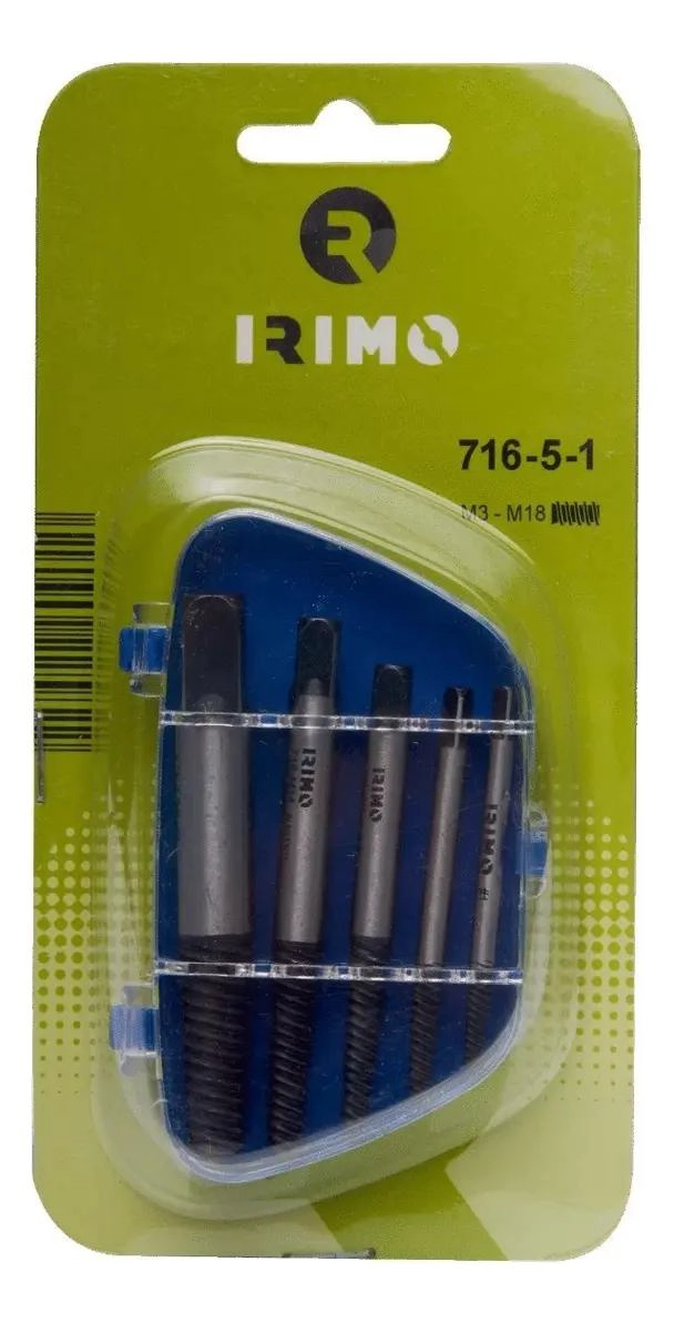 SET DE 5 EXTRACTORES DE ESPARRAGOS M3-M18 - 4