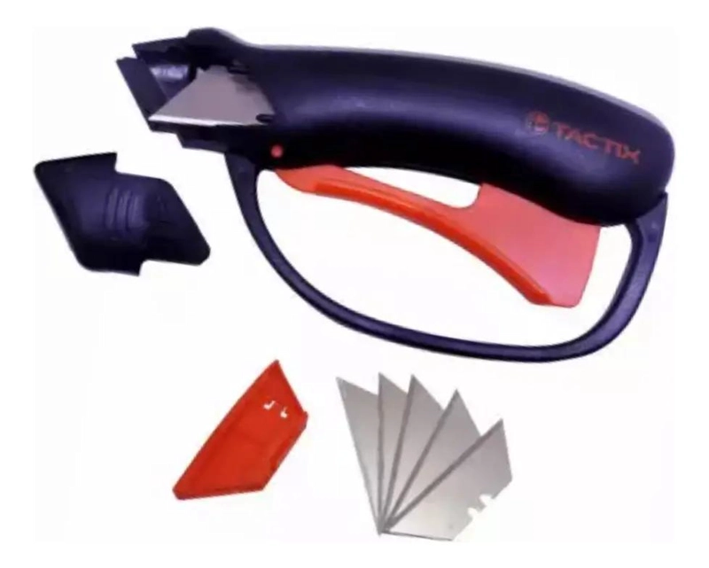 CUCHILLO CARTONAJE RETRACTIL CON 5 HOJAS - 2