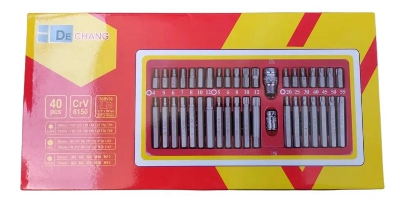 JUEGO DE PUNTAS ALLEN Y TORX 40 PIEZAS - 2