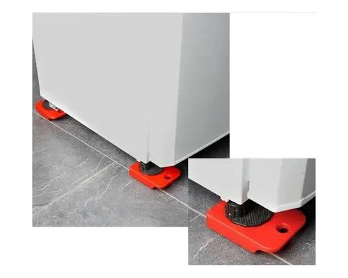 JUEGO DE ELEVADORES DE MUEBLES CON RUEDAS - 4
