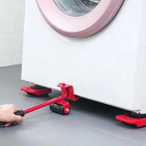 JUEGO DE ELEVADORES DE MUEBLES CON RUEDAS - 5