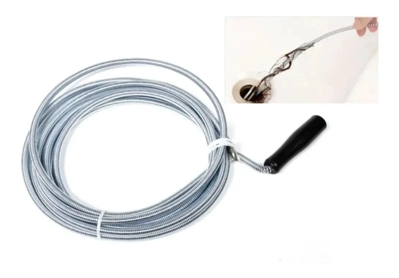 DESTAPADOR DE DESAGÜE 7 METROS PARA BAÑO Y COCINA - 1