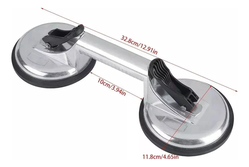 VENTOSA DOBLE DE ALUMINIO PARA 100 KG - 2