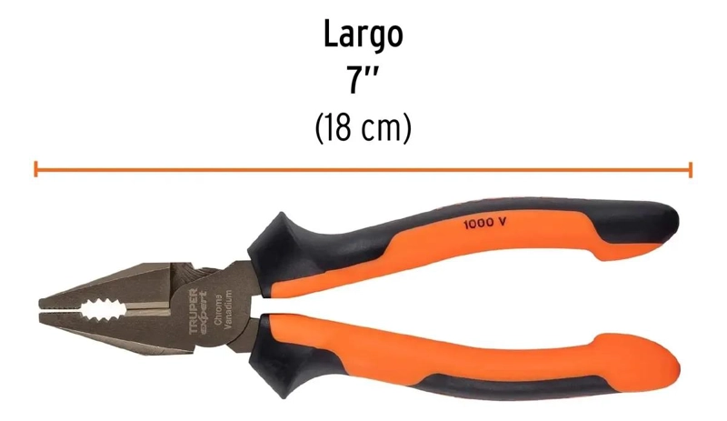 PINZA PARA ELECTRICISTA 7' ALTA PALANCA - 5