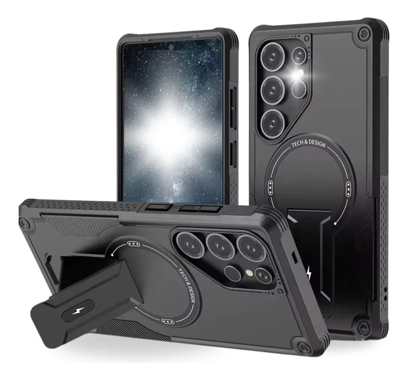 GENÉRICO FUNDA ANTIGOLPES CON SOPORTE PARA SAMSUNG S26 ULTRA