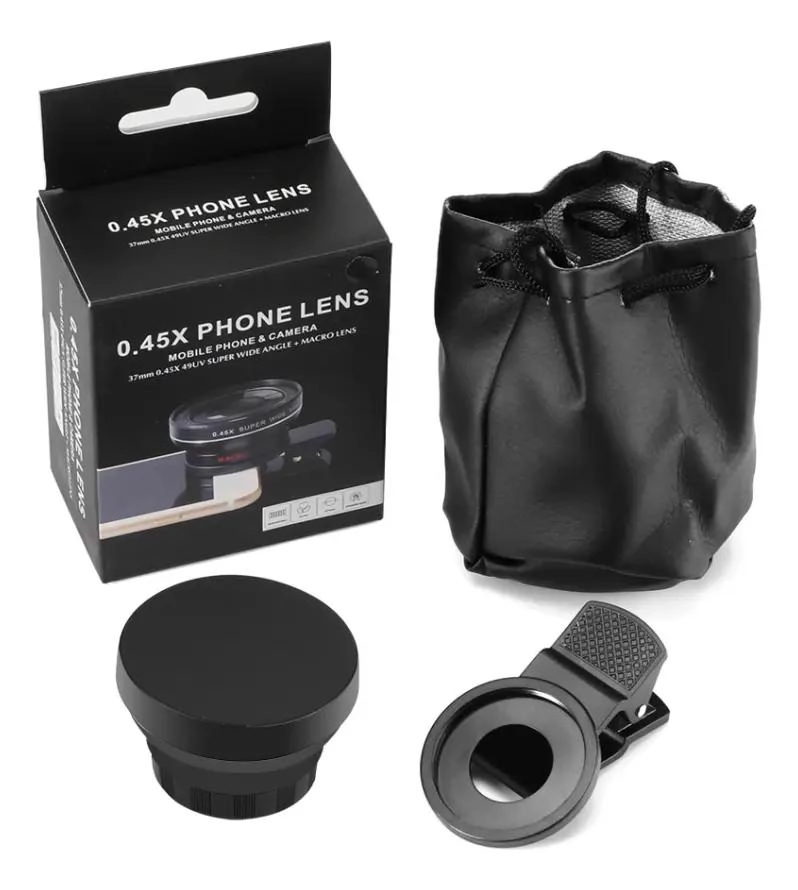 LENTE GRAN ANGULAR Y MACRO PARA CAMARA DE CELULAR - 4