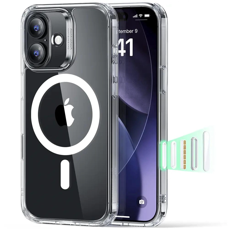 GENÉRICO FUNDA HIBRIDA TRANSPARENTE PARA IPHONE 17