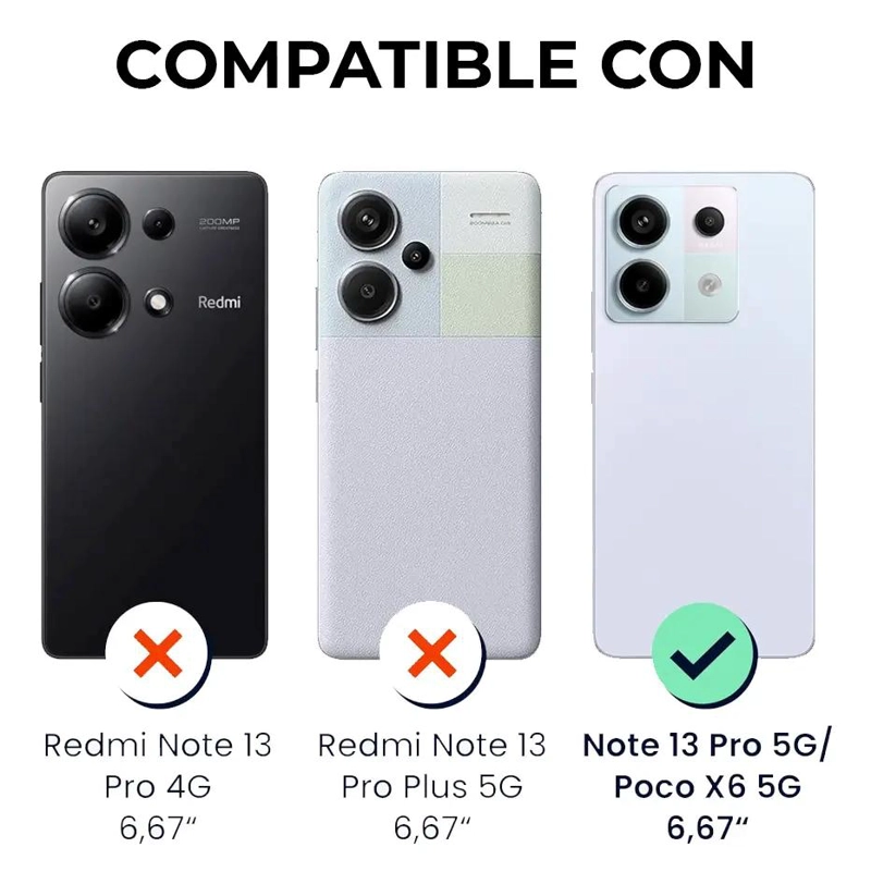CARCASA MILITAR PARA XIAOMI REDMI NOTE 13 PRO 5G - 2