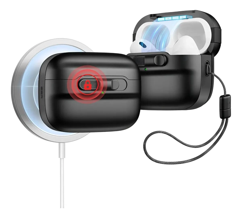 CARCASA PROTECTORA PARA AIRPODS PRO Y PRO 2 - 1