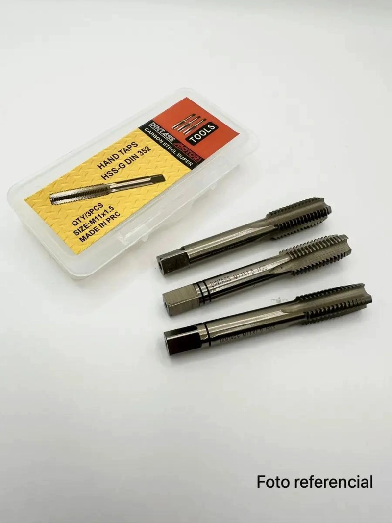 JUEGO DE MACHOS DE ROSCAR HSS M 8 X 1.25 - 5