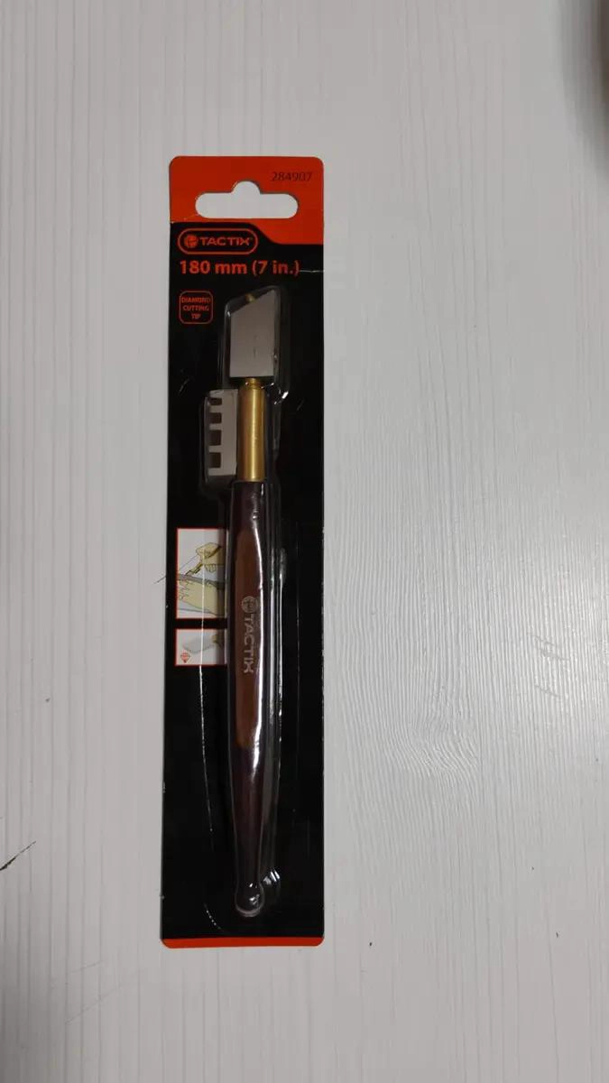 CORTA VIDRIO 7 PULGADAS CON MANGO ANTIDESLIZANTE - 3