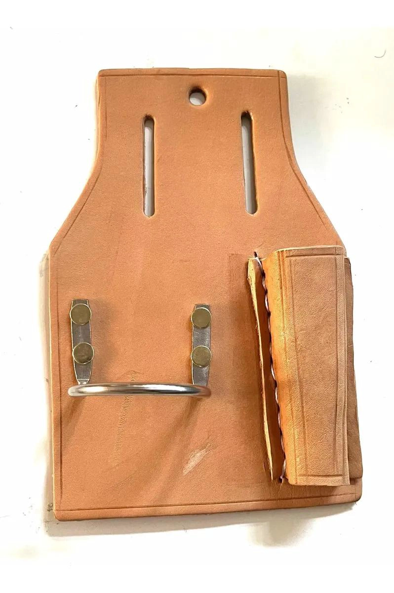 ESTUCHE PORTA CARRACA Y MARTILLO DE CUERO - 2
