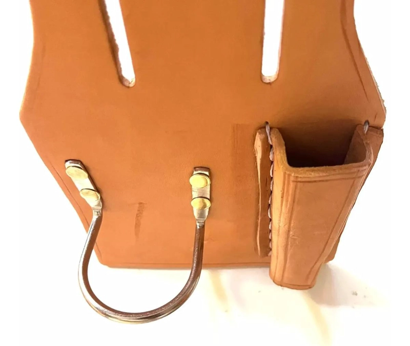 ESTUCHE PORTA CARRACA Y MARTILLO DE CUERO - 3