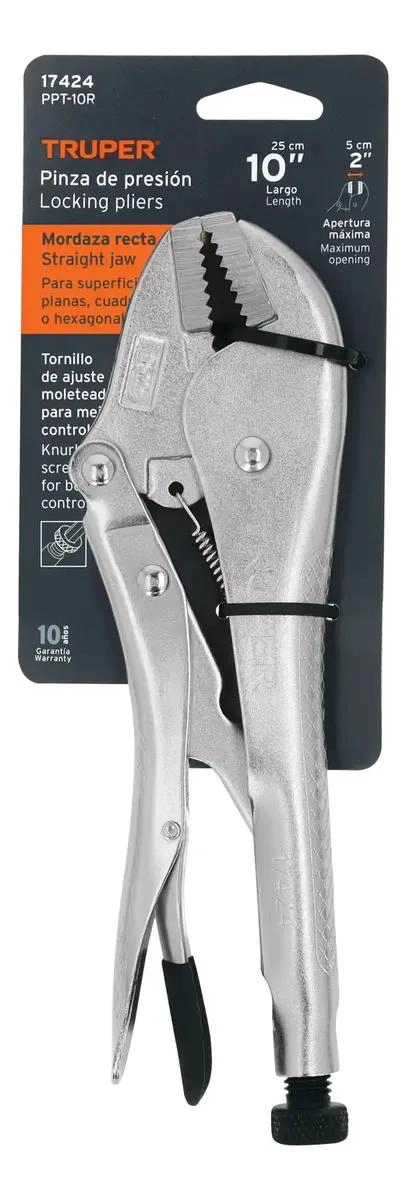 ALICATE DE PRESION 25.4 CM PUNTA RECTA - 4