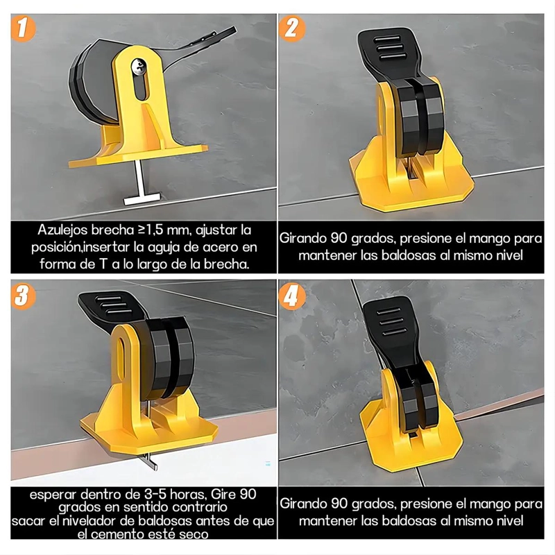 KIT DE NIVELACION DE BALDOSAS 50 PIEZAS - 7