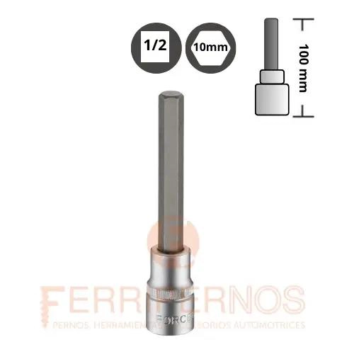 DADO HEXAGONAL ME TRICO 10 MM X 1/2' 100 MM - 3