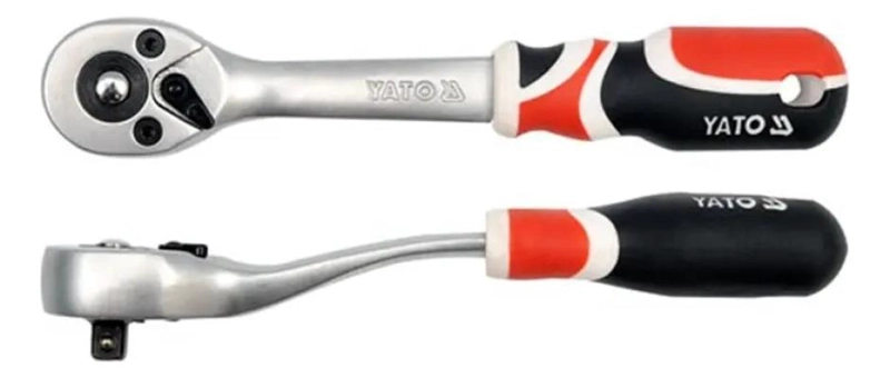 TRINQUETE CURVO 1/4'' 155 MM CON MANGO ERGONOMICO - 1