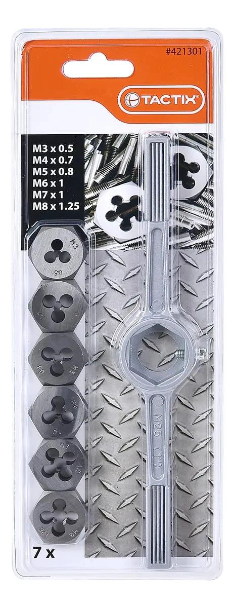 JUEGO DE TERRAJAS ME TRICAS 7 PIEZAS - 1