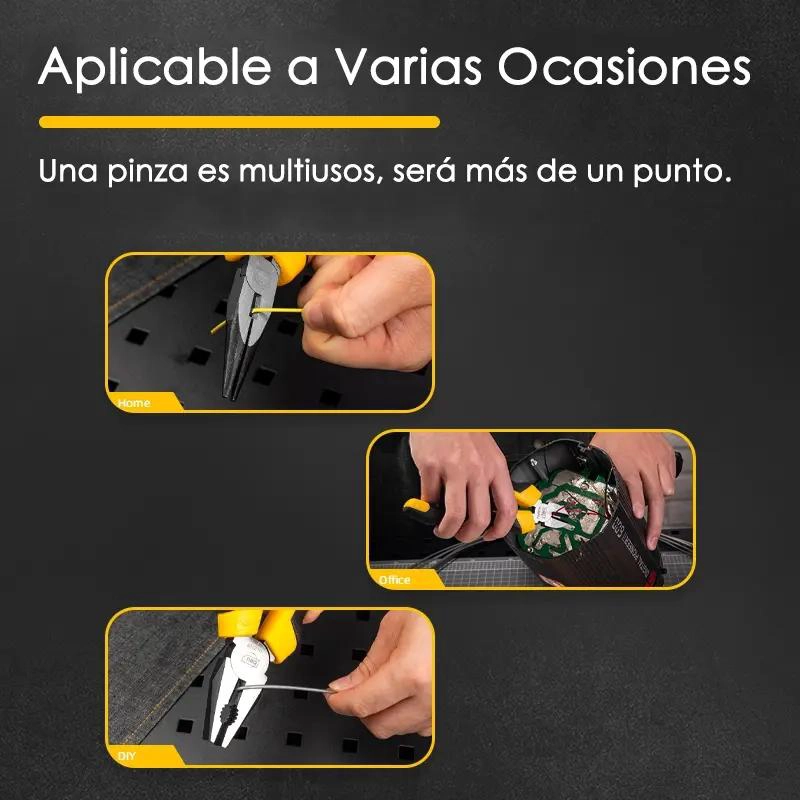JUEGO DE ALICATES DE 3 PIEZAS 8' Y 6' - 5