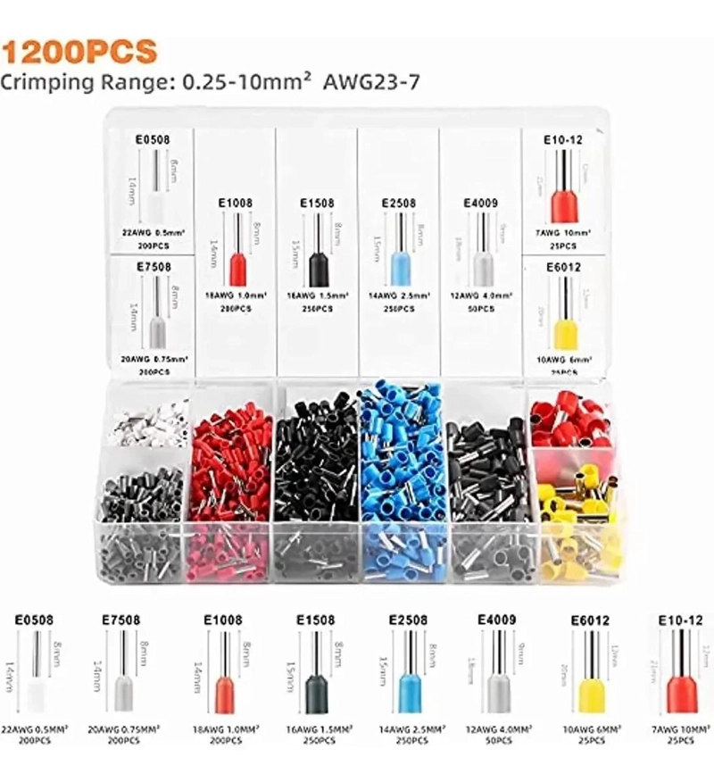 KIT DE CRIMPADORA CON 1250 TERMINALES - 2