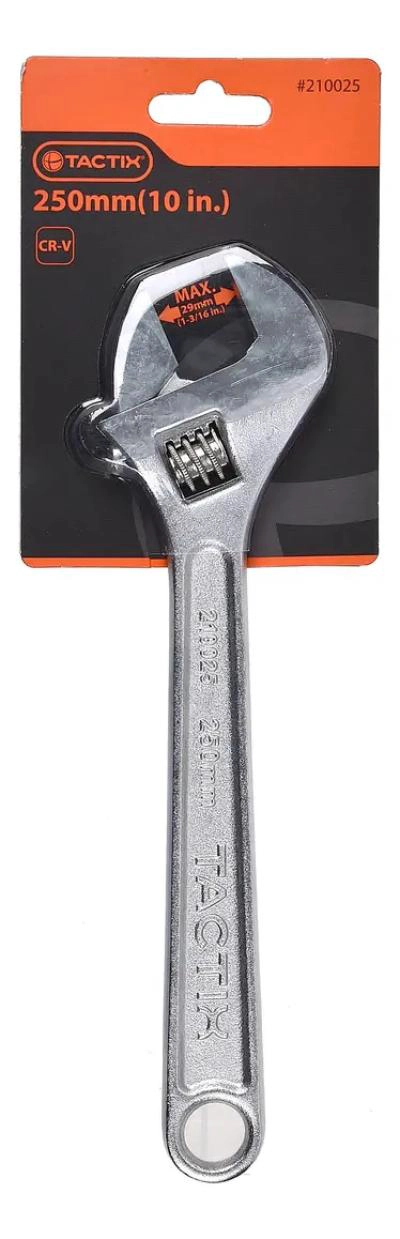 LLAVE FRANCESA CROMADA 10 AJUSTABLE - 1