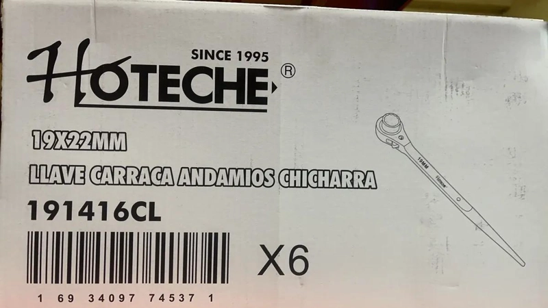 LLAVE COMBINADA CROMADA PLATEADA - 4