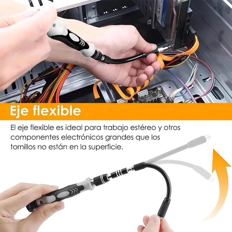 KIT DE DESTORNILLADORES 115 EN 1 MULTIFUNCIONAL - 6