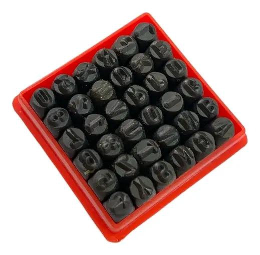 SET DE NUMEROS Y LETRAS DE GOLPE 4MM - 2