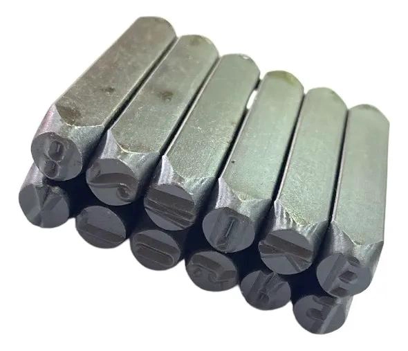 SET DE NUMEROS Y LETRAS DE GOLPE 4MM - 3