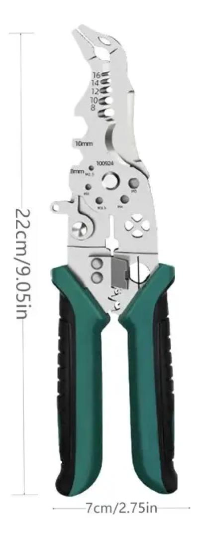 ALICATE MULTIFUNCIONAL PARA PELAR Y CORTAR CABLES - 2