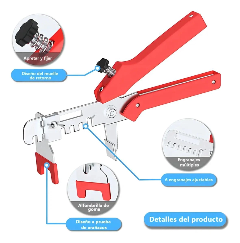 SISTEMA DE NIVELACION DE BALDOSAS CON CUÑAS Y CLIPS - 3
