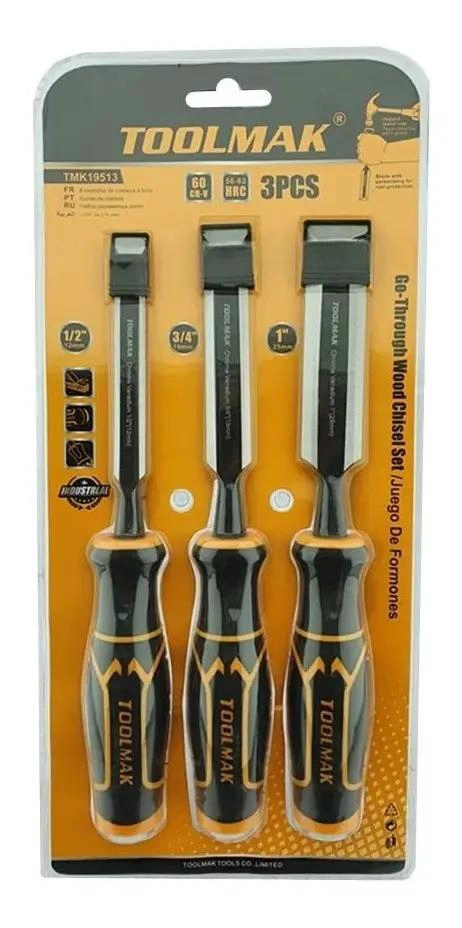 SET DE FORMONES CINCELES PARA CARPINTERIA - 1