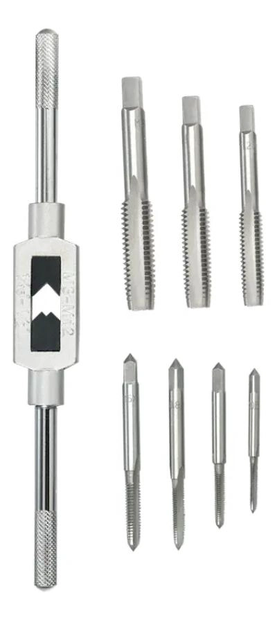 JUEGO DE TERRAJAS 8 PCS MACHO - 1