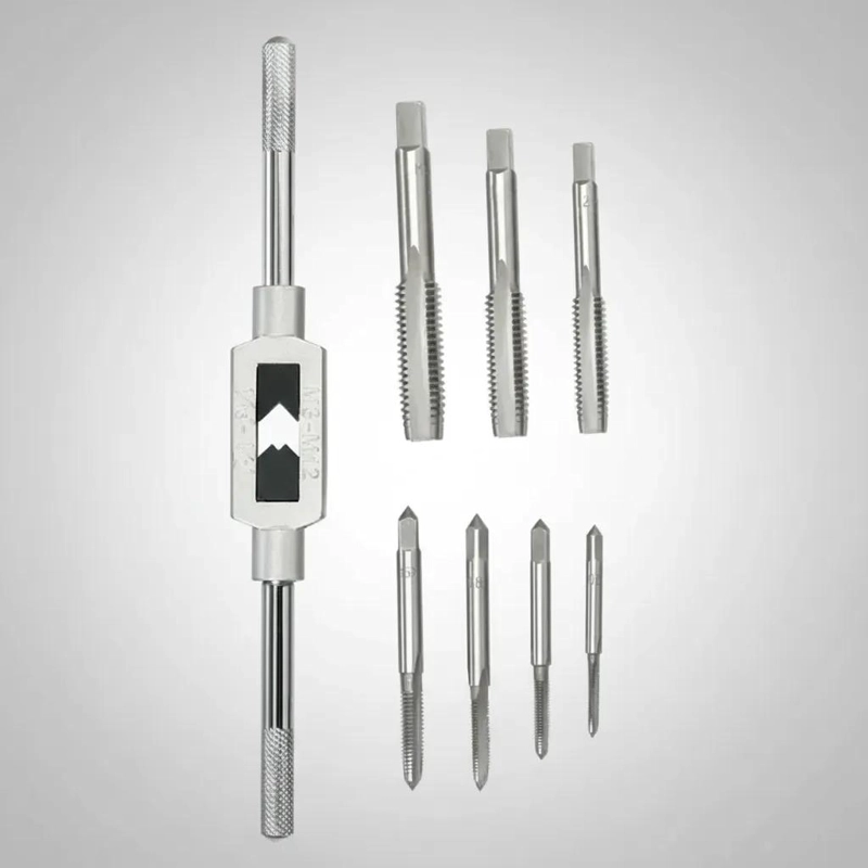 JUEGO DE TERRAJAS 8 PCS MACHO - 5