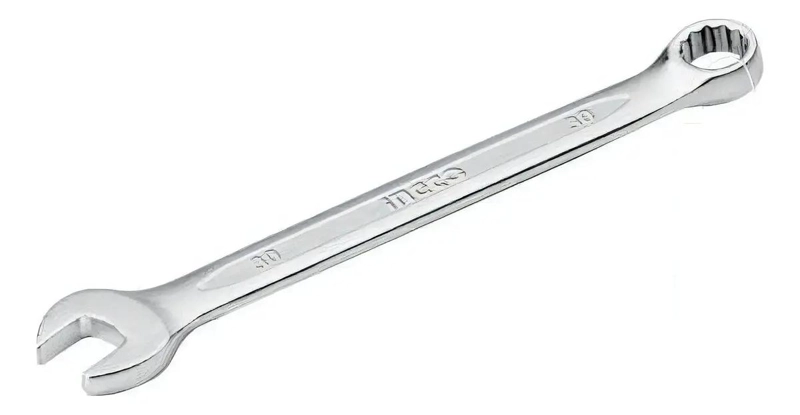 LLAVE COMBINADA 30 MM CROMADA MATE - 2