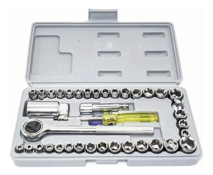 SET DE LLAVE DE DADOS 40 PIEZAS EN ESTUCHE PVC - 2