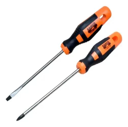 DESTORNILLADOR ERGONOMICO CON PUNTA PLANA Y PHILLIPS - 2