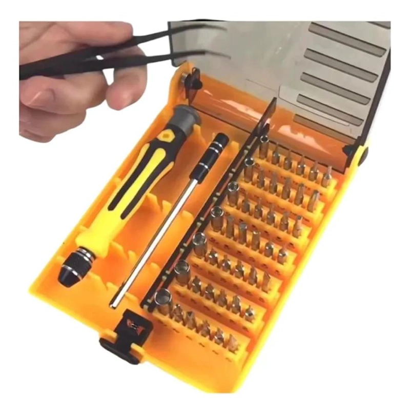 JUEGO DE DESTORNILLADORES 45 EN 1 CON MANGO ERGONOMICO - 2