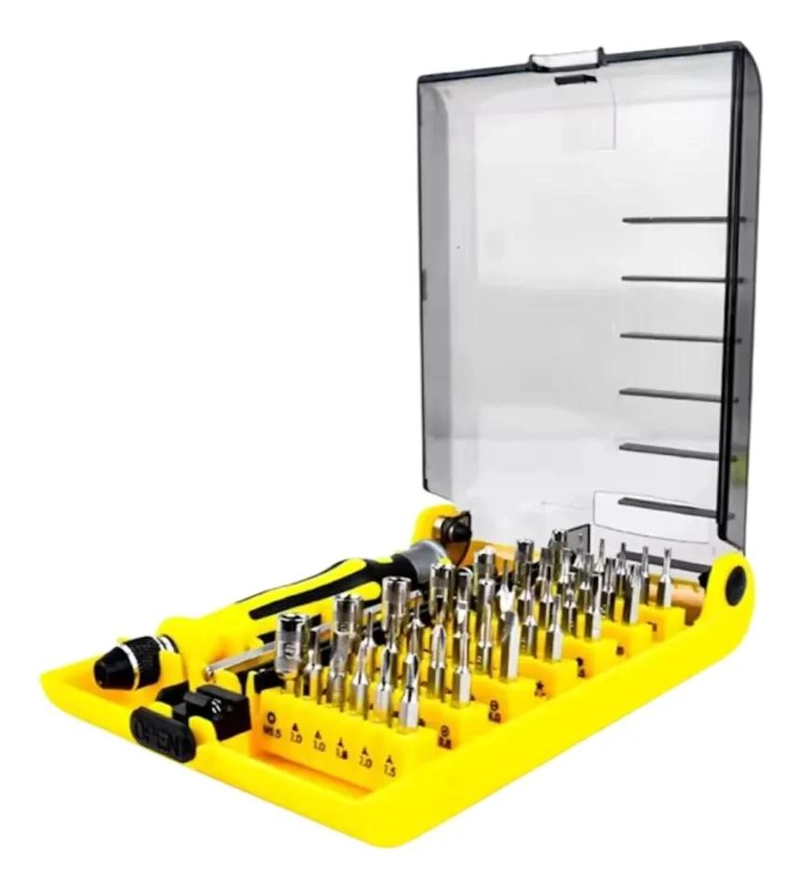 JUEGO DE DESTORNILLADORES 45 EN 1 CON MANGO ERGONOMICO - 3