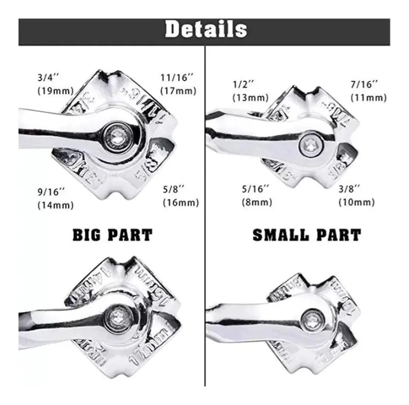 LLAVE UNIVERSAL 48 EN 1 CON MANGO ERGONOMICO - 7
