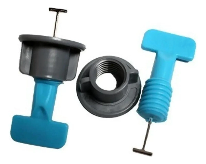 CLIPS NIVELADORES CERAMICA 100 UNIDADES AZUL - 4