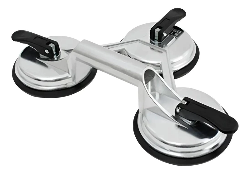 VENTOSA DE ALUMINIO TRIPLE 150KG PARA VIDRIO - 1