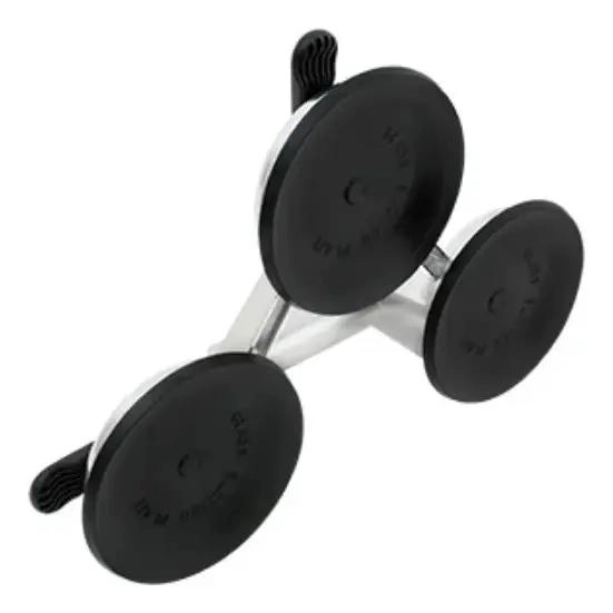 VENTOSA DE ALUMINIO TRIPLE 150KG PARA VIDRIO - 2