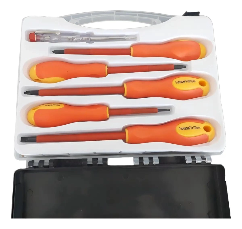 SET DE DESARMADORES Y PROBADOR DE CORRIENTE 6 PIEZAS - 4