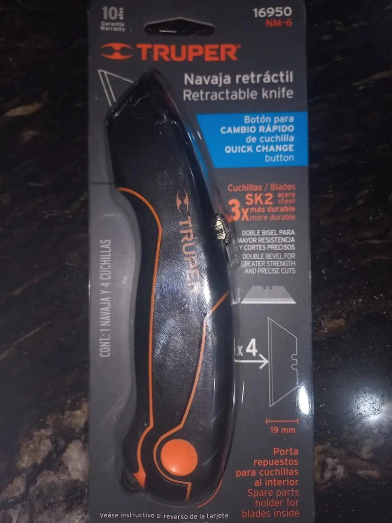 NAVAJA MULTIUSOS 7' CON CUCHILLAS DE REPUESTO - 5