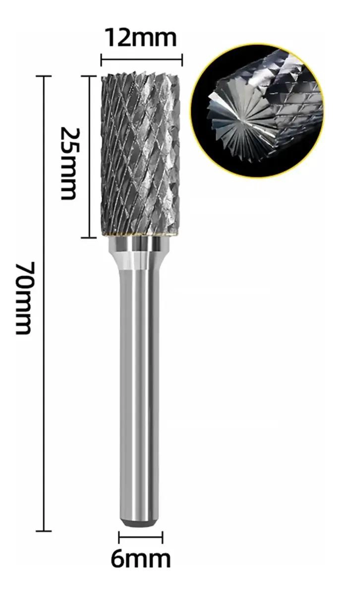 LIMA ROTATIVA DOBLE CORTE PARA METAL Y MADERA - 3
