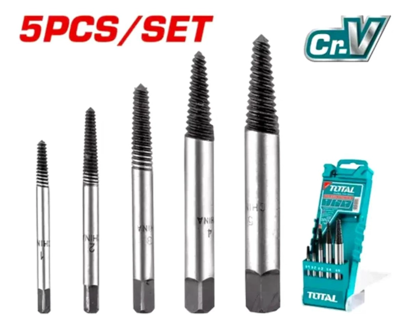 SET DE EXTRACTORES DE TORNILLOS 5 PIEZAS - 6
