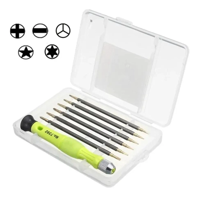 KIT DE DESTORNILLADORES DE PRECISION 6 + 1 - 5