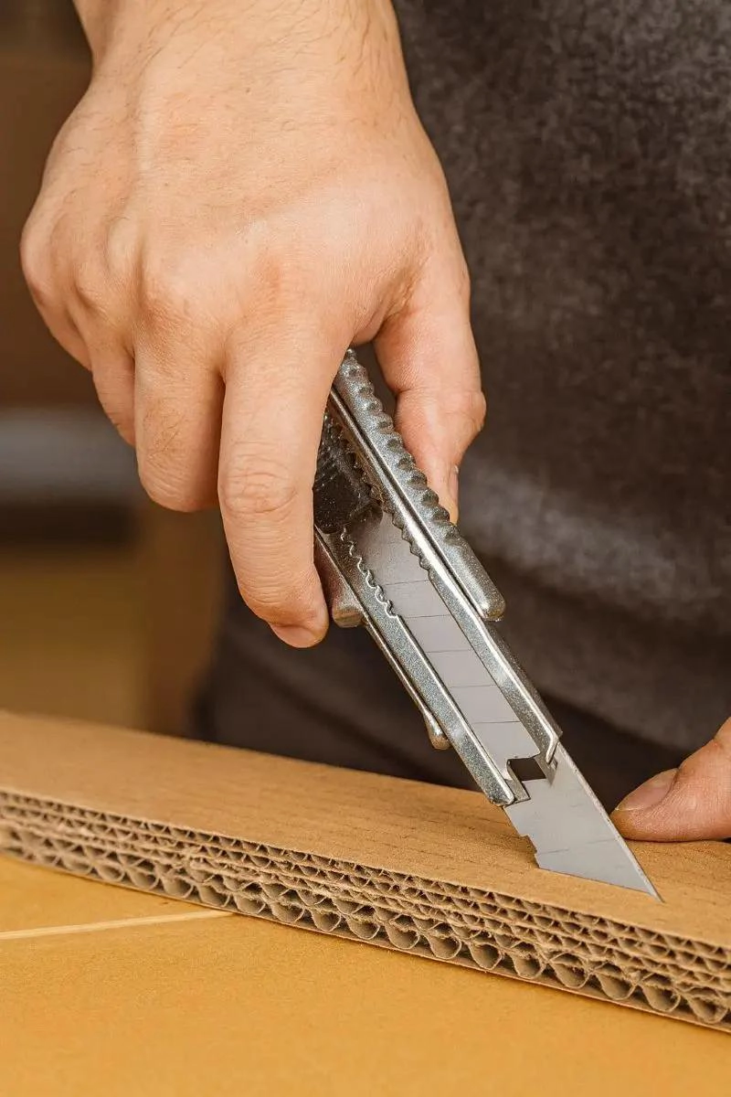 CUCHILLO CARTONERO CON HOJA RETRACTIL - 3